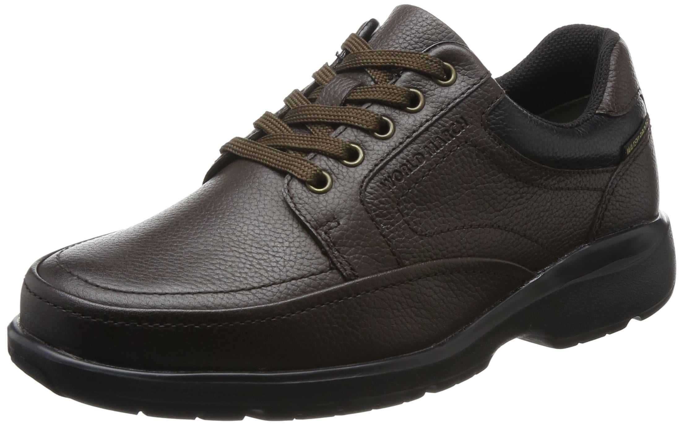 [ワールドマーチ] 防水 防滑ソール 本革 ビジネス カジュアルシューズ 4E WM3113IE