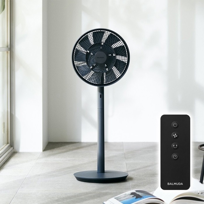 扇風機 The GreenFan DCモーター EGF-1800-DK ダークグレーブラック