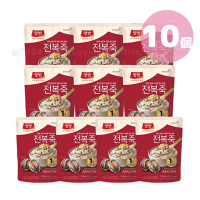 【アワビ お粥 420g×10個 - ポーチ·タイプ 】ヤンバン /両班/韓国人気食品/高タンパク 栄養たっぷり 韓国粥 レトルト 簡単調理 贅沢な味わい 人気 健康食品 おすすめ