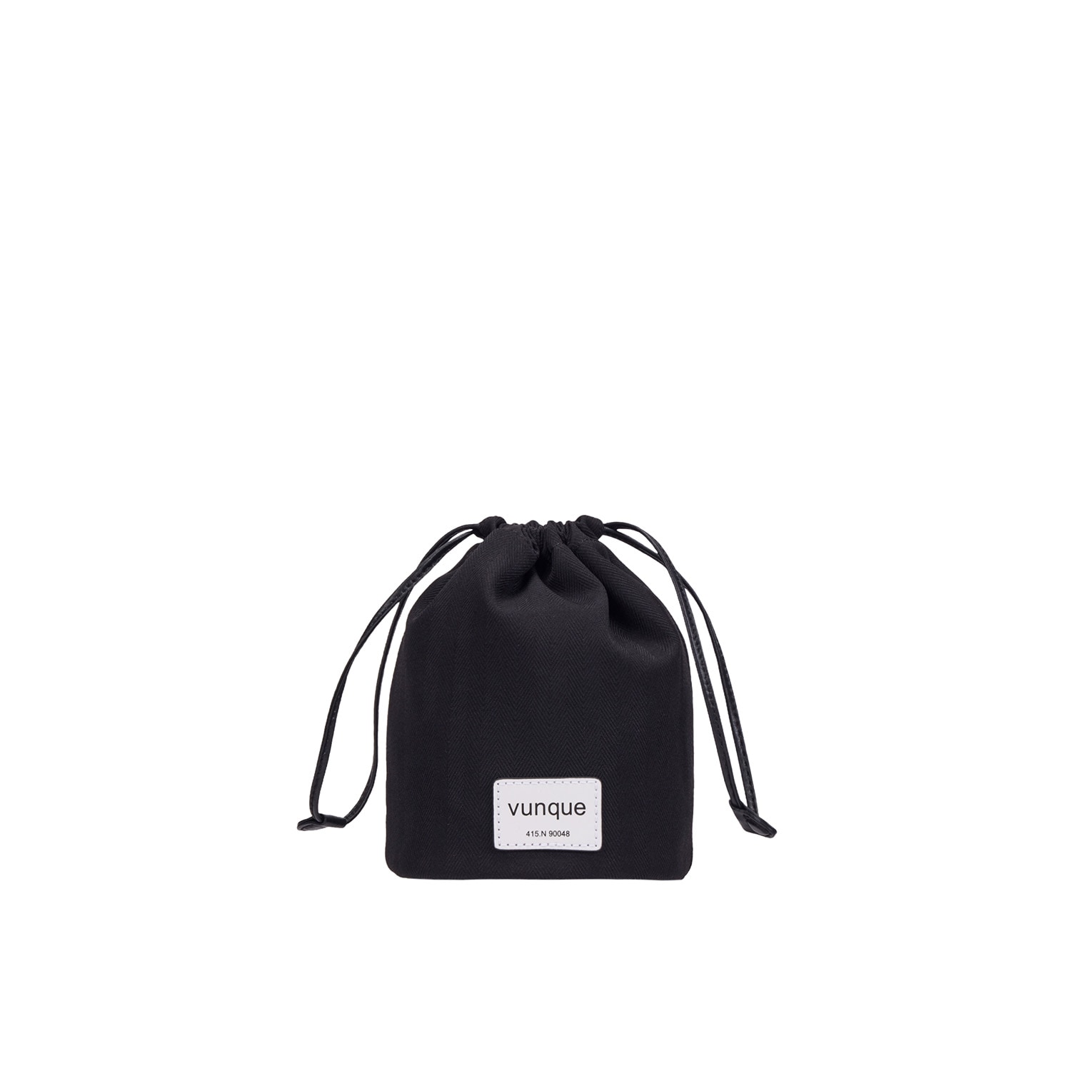 【VUNQUE】 PERFEC DRAWSTRING POUCH S : BLACK
