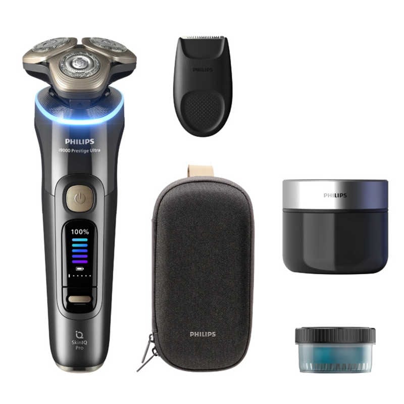 フィリップス　PHILIPS　電気シェーバー i9000 プレステージ ウルトラ ［回転刃］ ダークグレイ　XP9402/21