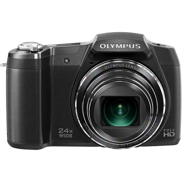 【中古】オリンパス OLYMPUS STYLUS SZ-16 1600万画素CMOS 光学24倍ズーム 広角25mm ブラック SZ-16 BLK
