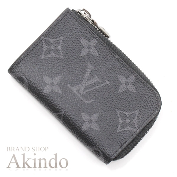 ルイヴィトン 財布 コインケース モノグラム エクリプス L字ジッピー コインパース ポルトモネ・ジュール 小銭入れ ブラック 黒 メンズ M63536 スモールウォレット ミニ財布 LOUIS VU