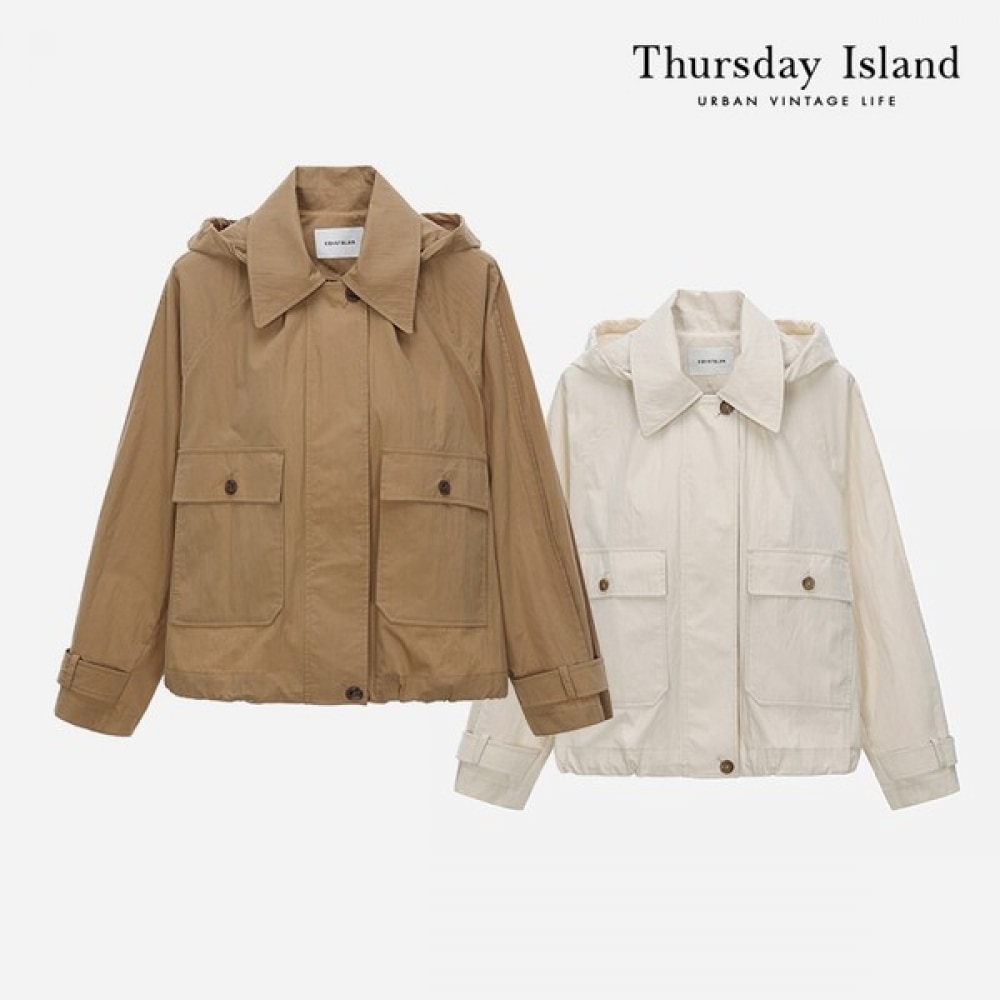 (コルベットブラン) ラグランフード付きジャンパー (V226MJP104W)