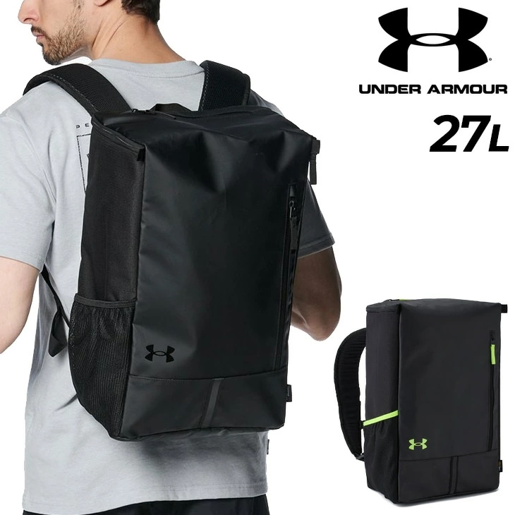 ブラック ミリタリースタイル リュック アンダーアーマー アンダーアーマー公式】 UAクール ターポリン バックパック4.0 27L