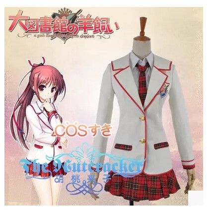 【新品開催 】大図書館羊飼い 桜庭玉藻 さくらば たまも 制服 イベント パーティー コスプレ衣装 新品 Cosplay