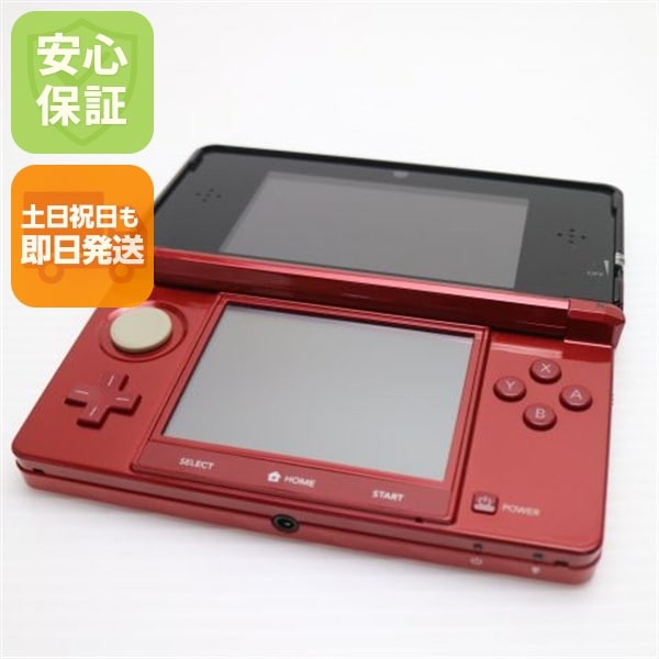 超美品 ニンテンドー3DS フレアレッド game 任天堂 197