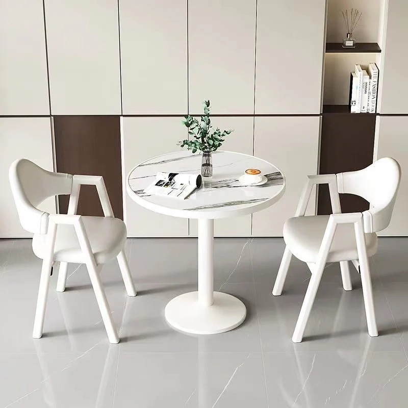 【9月新入荷】ダイニングテーブル カフェテーブル 丸テーブル 一人暮らし 白 幅80cm 北欧 お手入れ簡単 円形 スチール MDF ホワイト 高さ73cm 組み立て簡単 円型 ホワイト 韓国インテリ