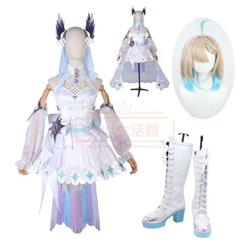 短纳期激.安!価!バーチャル YouTuber VTuber エナー・アールウェット コスプレ衣装 ウィッグ 靴 コスチューム 演出服 アニメ ゲーム ハロウィン cosplay 変装