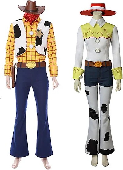 【急速出荷!】トイストーリー Toy Story ウッディー Woody Jessie コスプレ衣装 帽子付き