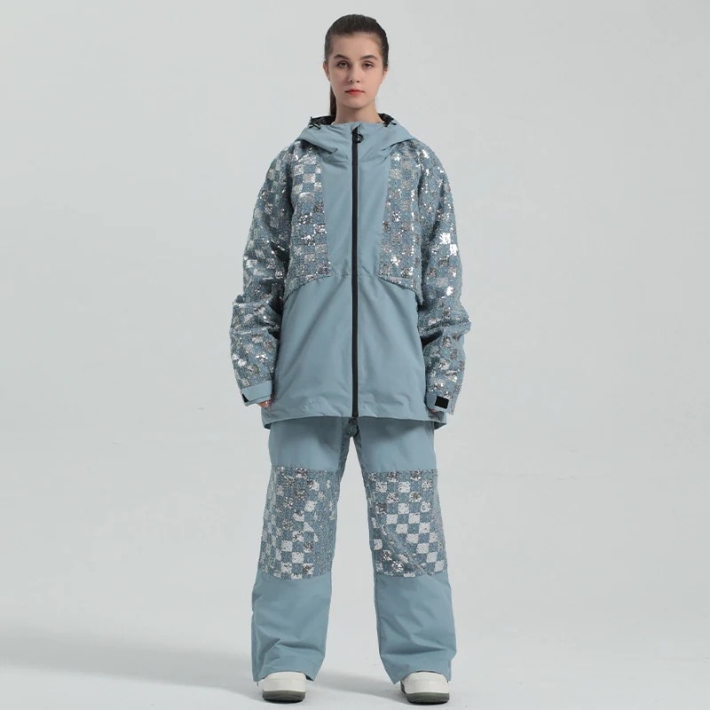 上下セット スノーボードウェア 韓国ファッション スポーツシリーズ スノーボードウェア