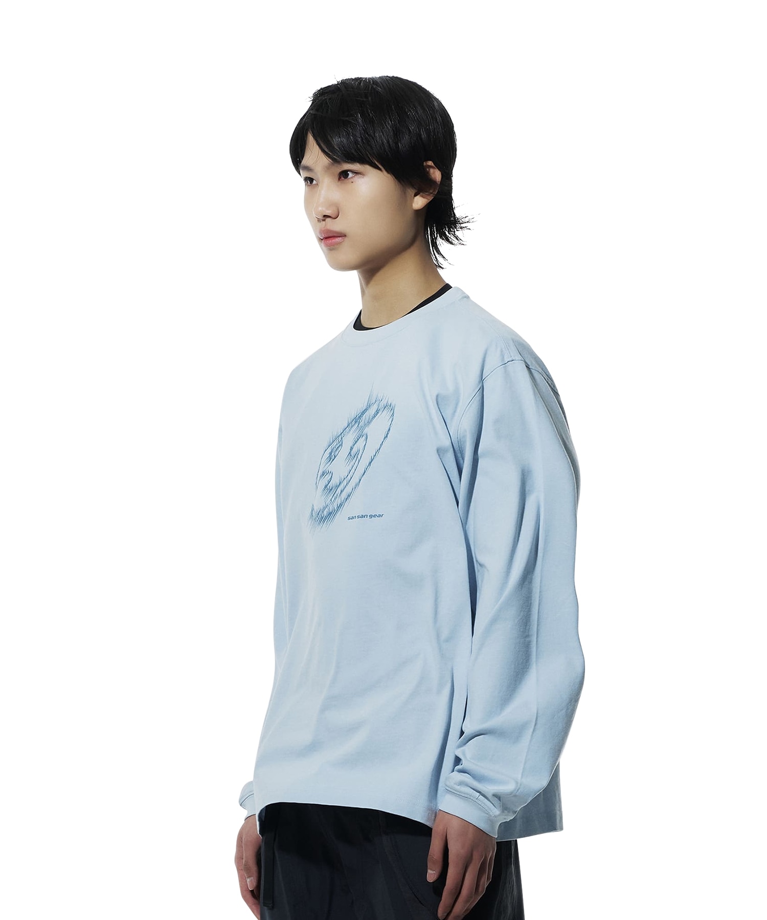 【SANSANGEAR】 24SS SUNSET LONG SLEEVES : LIGHT BLUE
