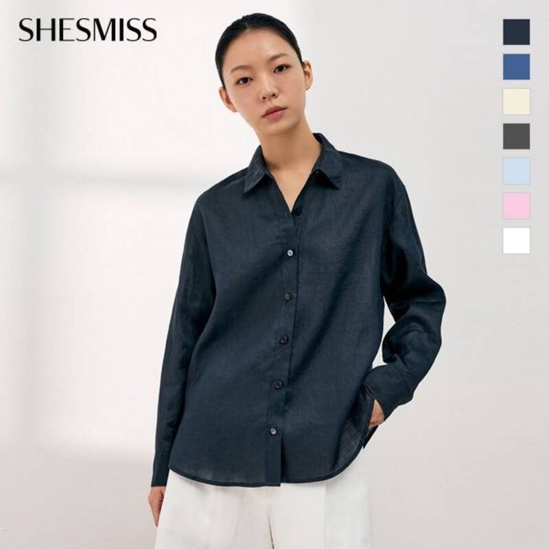 リネン ベーシックシャツ_SWWSTQ22040