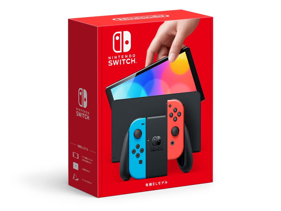 新品登場 Nintendo Switch [ネオンブルーネオンレ HEG-S-KABAA (有機ELモデル) ゲーム機本体 -  flaviogimenis.com.br