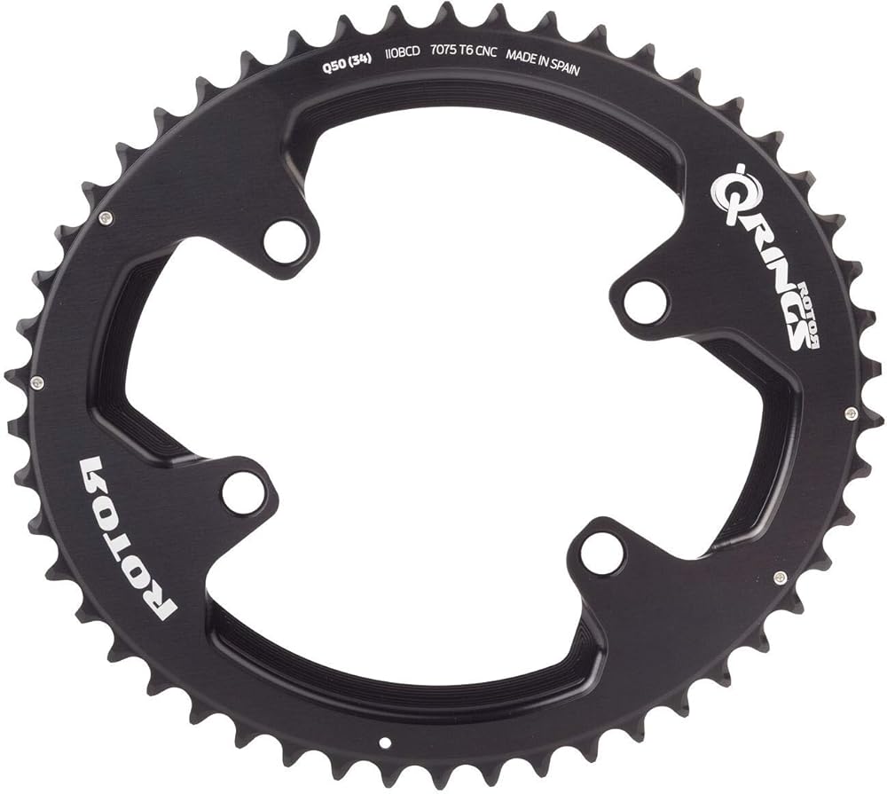 Rotor(ローター) Q-RINGS アウターチェーンリング シマノ 4ARMクランク対応 (52t) [並行輸入品]