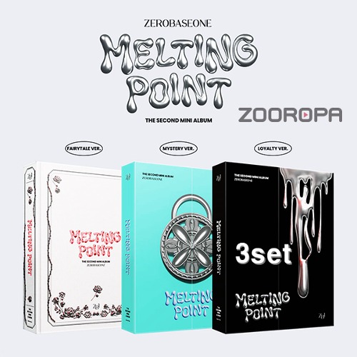 [3종세트] 제로베이스원 ZEROBASEONE MELTING POINT 제베원 미니앨범 2집