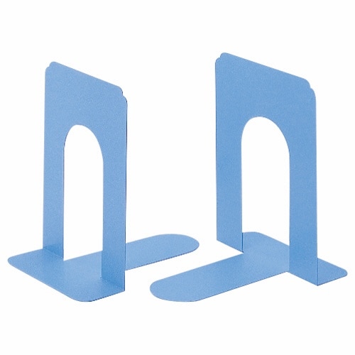 （まとめ買い）ライオン事務器 ブックエンド No.9 T型 特大 1組2枚 ライトブルー 223-69 [x3] 4,544円