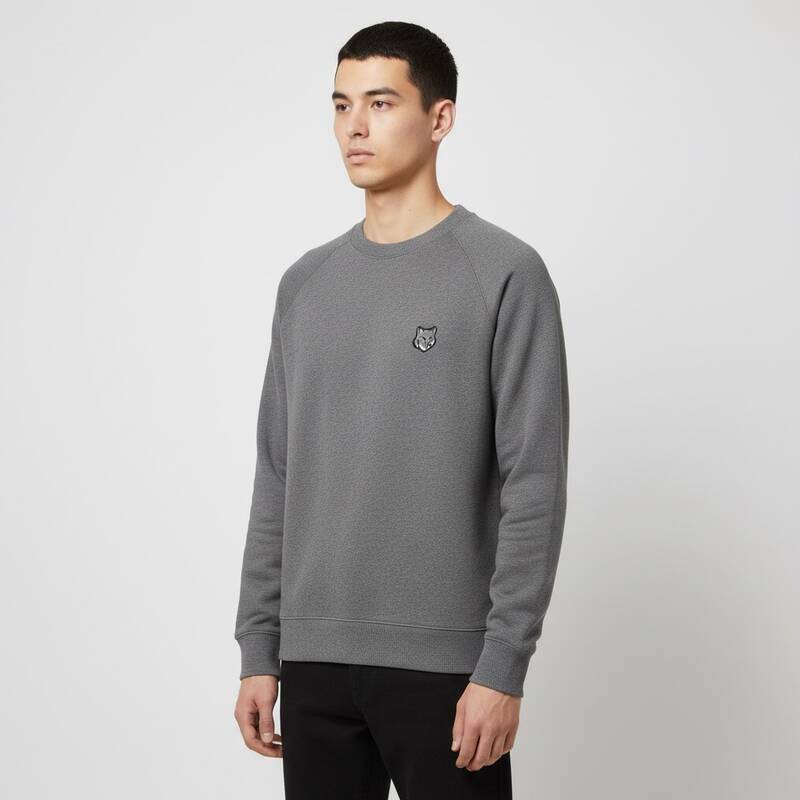 メゾンキツネ ボールドフォックス メンズTシャツ グレー MM00304KM0001 H170