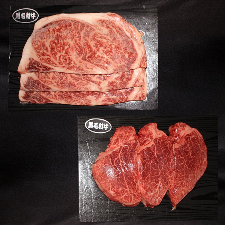 【目玉商品】【冷凍】鹿児島県産黒毛和牛ステーキ詰合せ さつま屋産業 (代引不可)(TD)