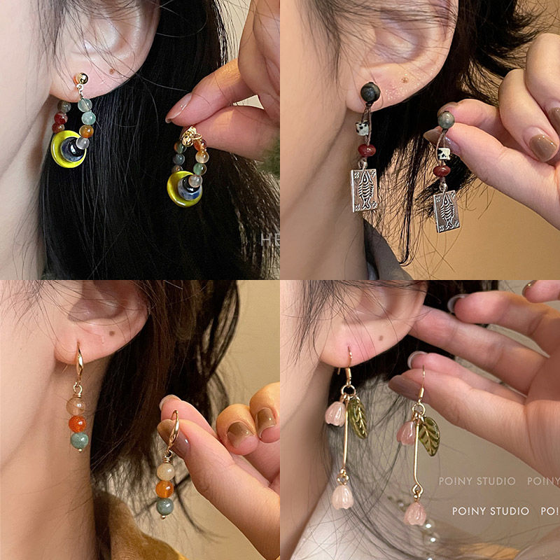 【20点セット】メガ割ピアス レトロなイヤリング女性のとのスタッドイヤリング