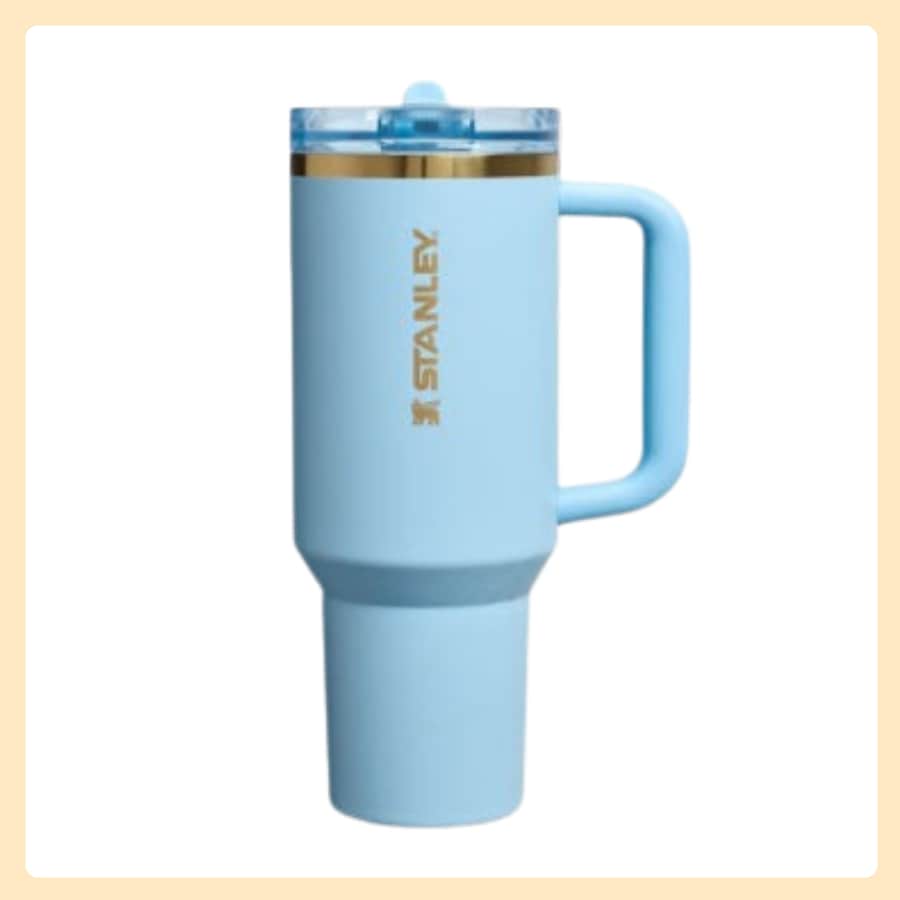 [正規品] クエンツァ プロツアー フリップ ストロー タンブラー 1.18L (メッシュ ストライカー ブルー)