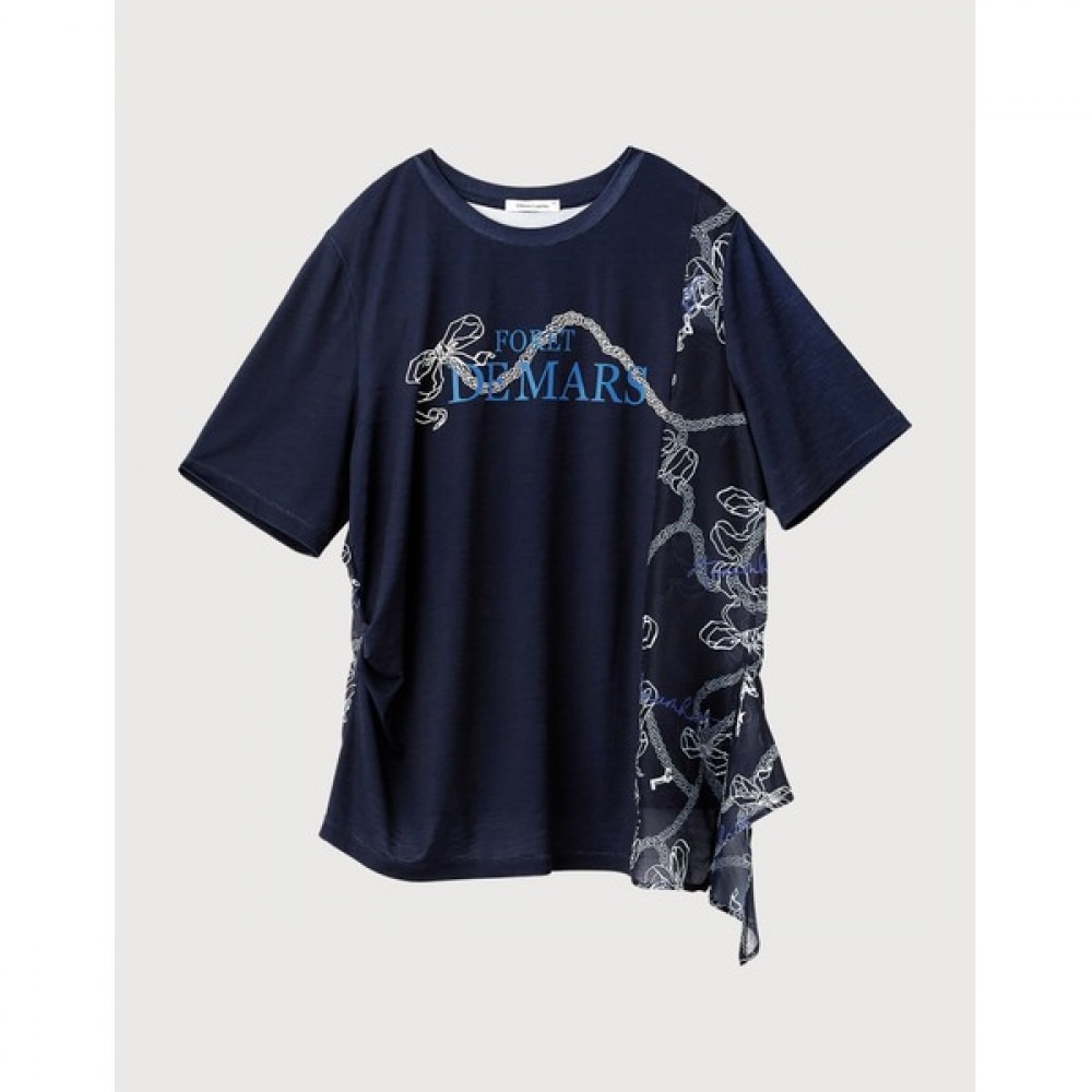 [オリビア・ローレン] プリントパッチ Tシャツ_Vocas4M6126 6,198円