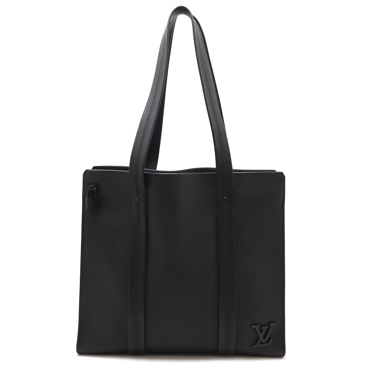 LVアエログラム テイクオフ トートバッグ ショルダートート レザー ノワール 黒 ブラック M5730