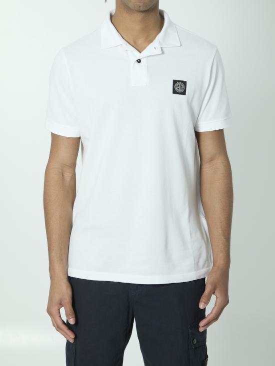 STONE ISLAND Men Polo Shirts L1S152200008 WHITE