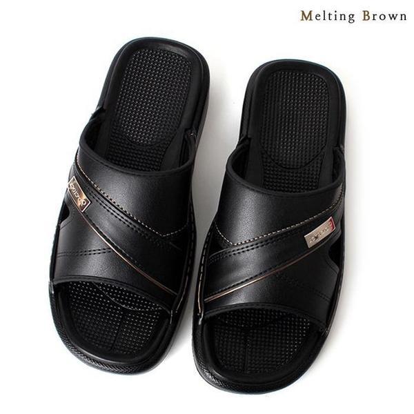 男性用シークレットヒールスリッパ 男性用室内履き T22