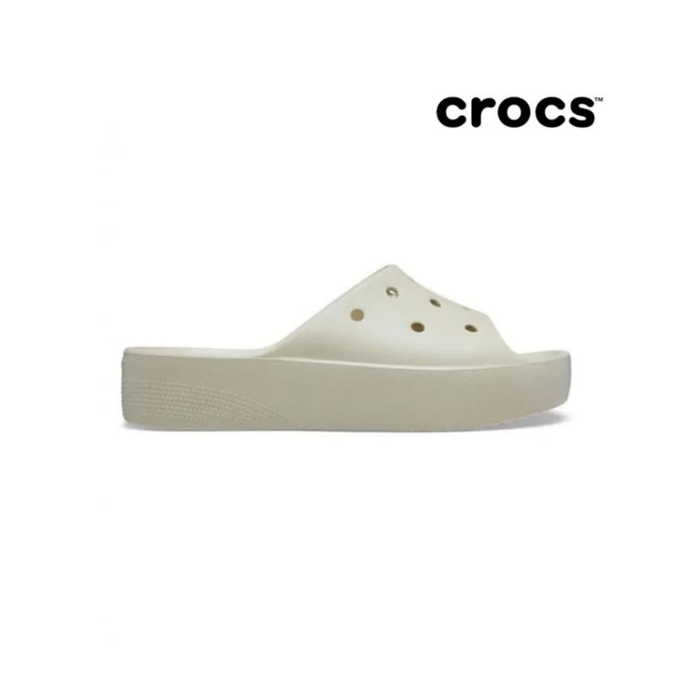 クロックスウィメンズクラシックプラットフォームスライドボーン 208180-2Y2