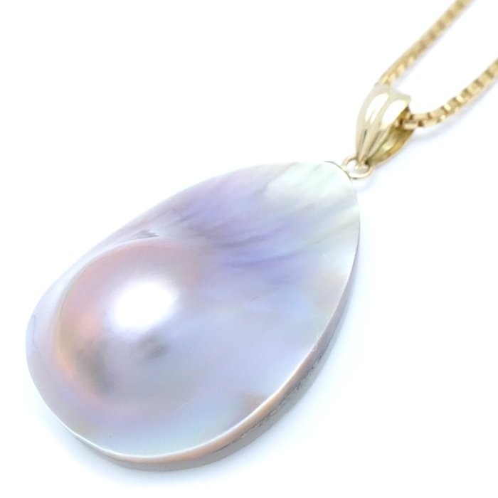 マベパール ネックレス K18YG イエローゴールド/74922【中古】