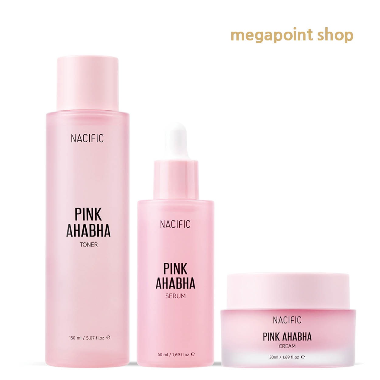 ピンクアハバハSET(トナー150ml+セラム50ml+クリーム50ml)
