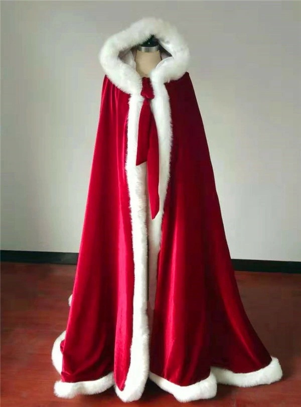 クリスマス マント120cm 130cm 150cm 180cm 新劇 演出 高品質 イベント 魔法使い ローブ サンタ仮装 衣装 コスチューム ワインレッド 5,449円