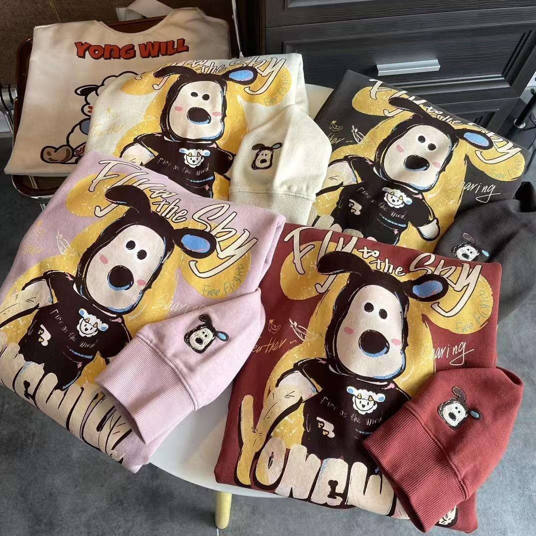 ヘッドドッグ ヨンウィルラム ペーパーバッグ ホーム ラウンドネック テリーコットン トレーナー 酵素ウォッシュド ビッグイヤードッグトップ