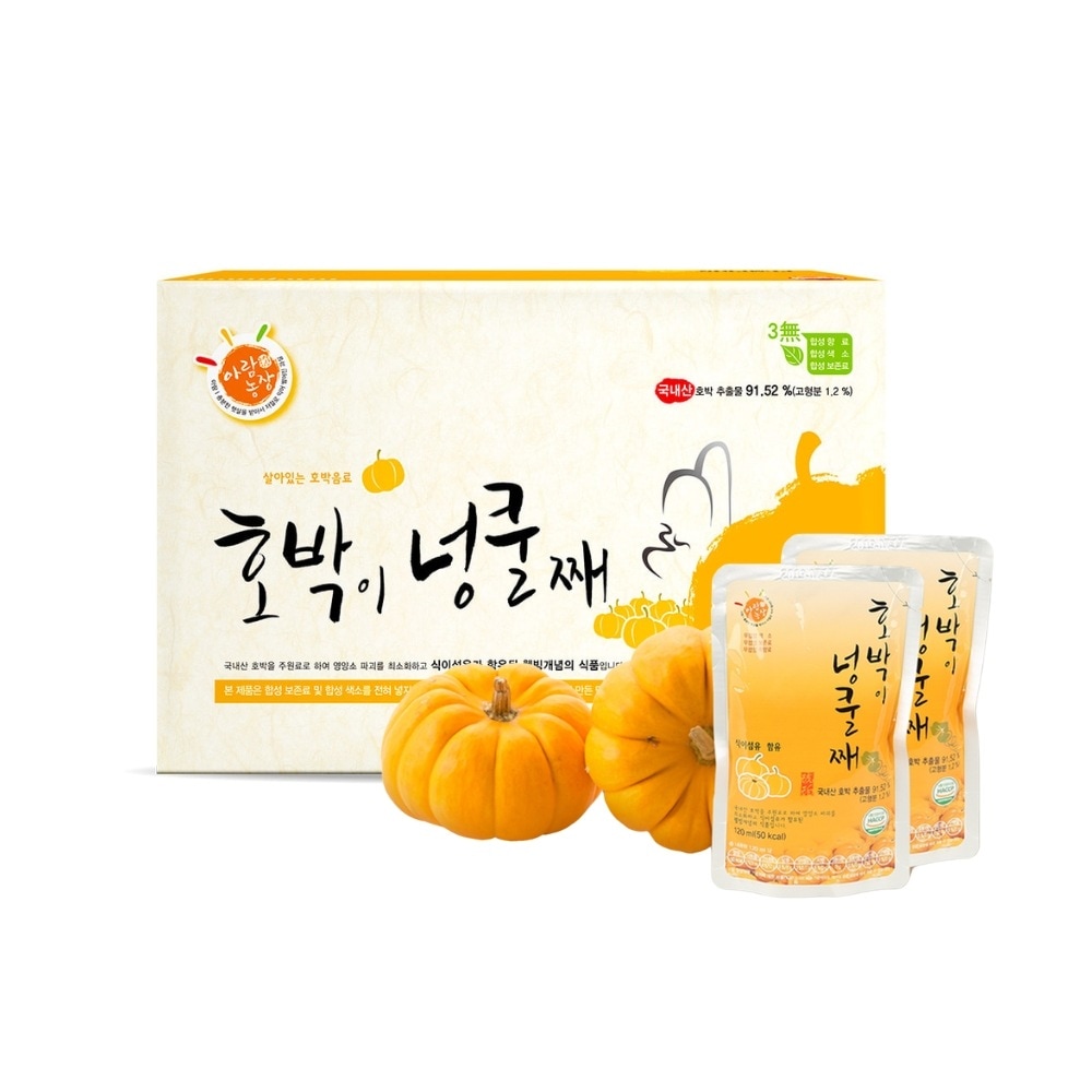 Qoo10] Aram Farm 韓国オーガニック かぼちゃジュース 12