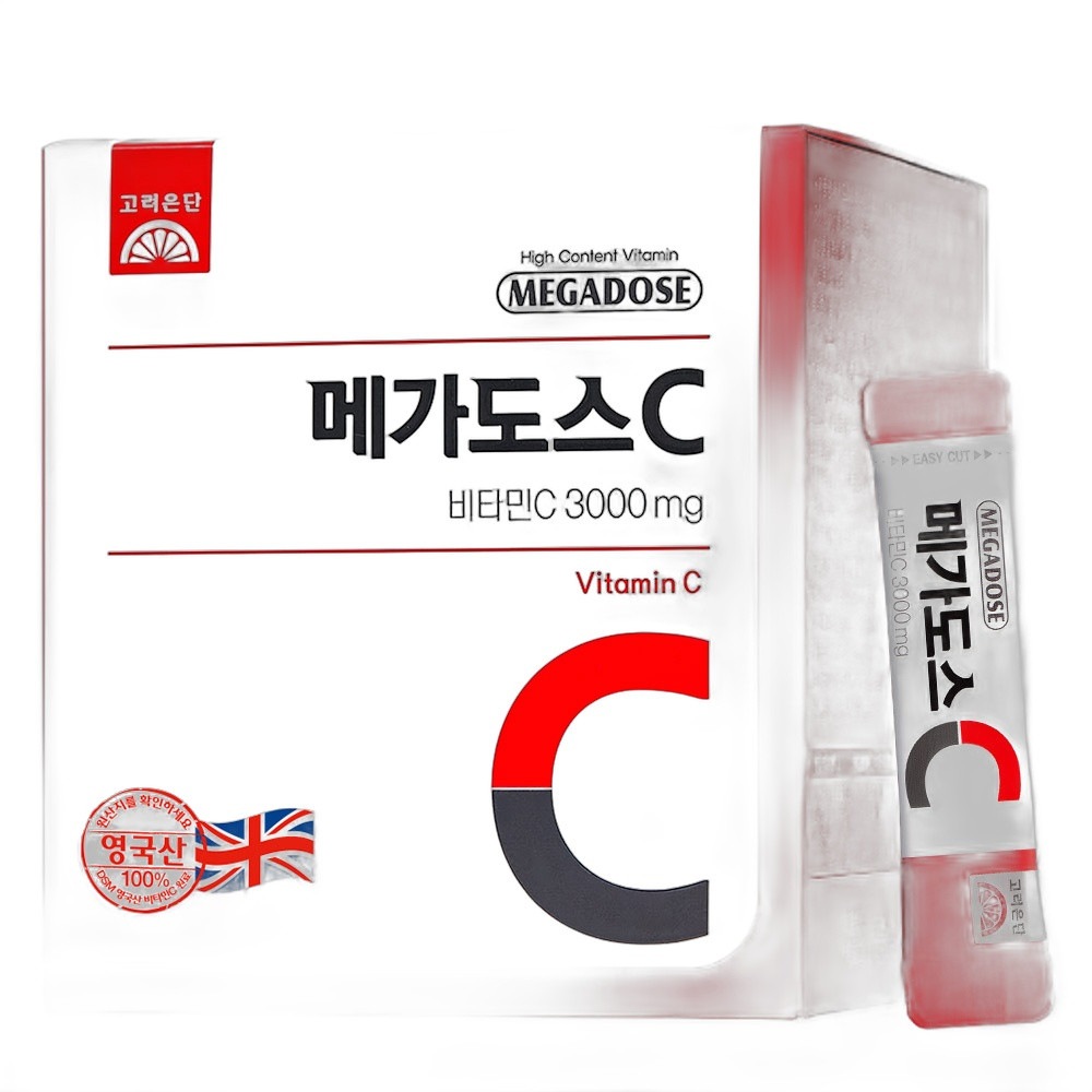 メガドスC 3000mg 100包×2箱/高濃度ビタミンC 粉末スティック/ 韓国人気サプリメント/