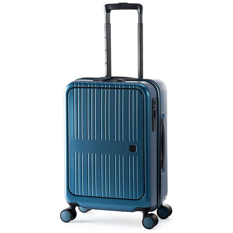 A.L.I　ハードキャリー Pitaflat ワンタッチフロントオープン インディゴ [TSAロック搭載 /37L /3泊～5泊]　PIF881018