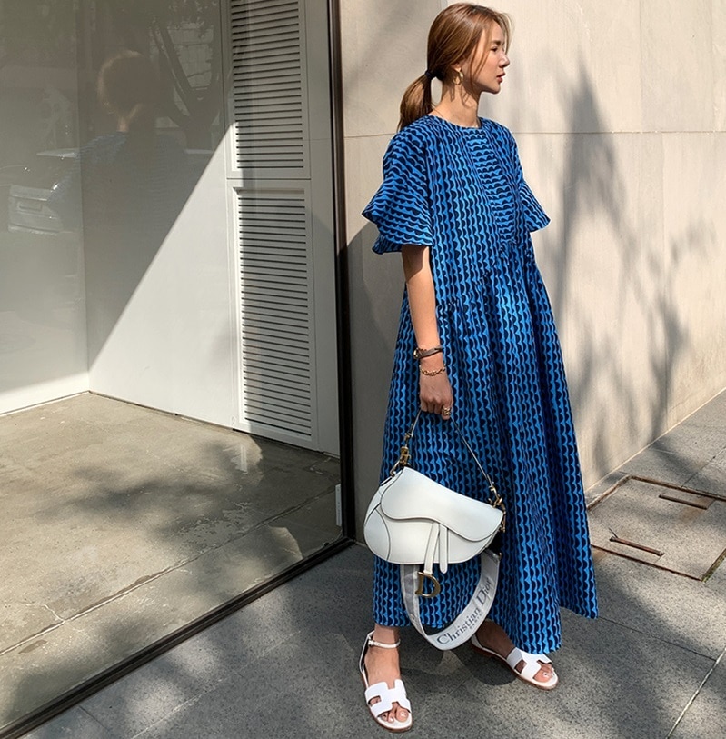 【送料無料】レディース 2カラー ワンピース ロングワンピース マキシワンピース 半袖