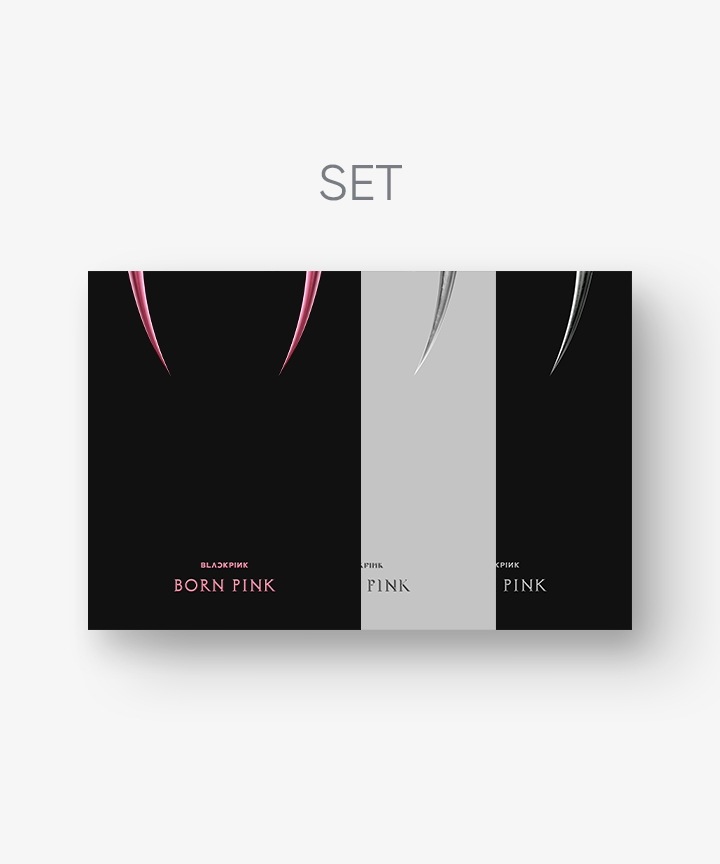 BLACK PINK [BORN PINK] 3種セット チャート