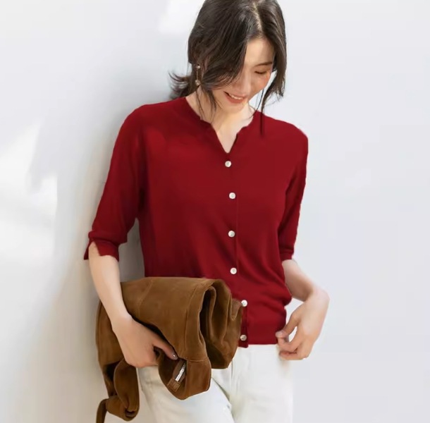 カーディガン 薄手 レディース 春 春夏 uv ゆったり ボレロ 長袖 オフェス 夏 七分袖 配色 通勤 ゆったり ニット UVカット 半袖 サマーカーディガン S M L XL ブラック ベージュ