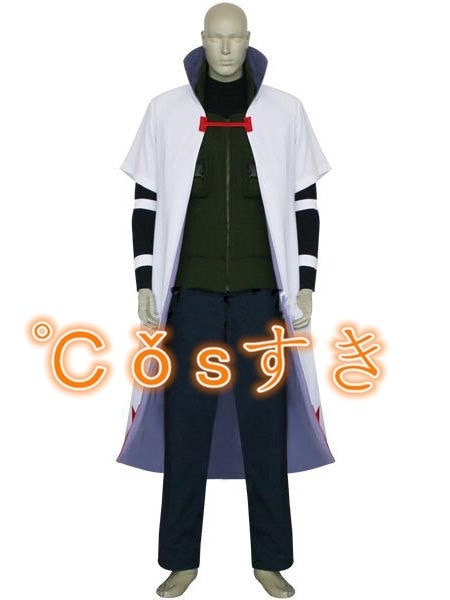 【2点購入で150OFF】【新品開催 】NARUTO ナルト 四代目火影 よんだいめほかげ コスプレ衣装 COS 高品質 新品 Cosplay アニメ コスチューム