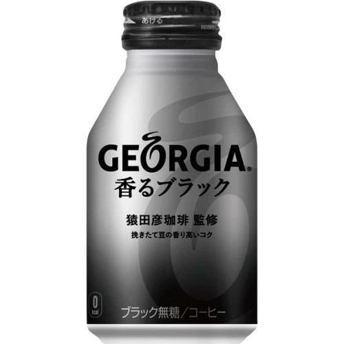 コカコーラ/ジョージア 香るブラック 260mlボトル缶 24個 珈琲 無糖コーヒー
