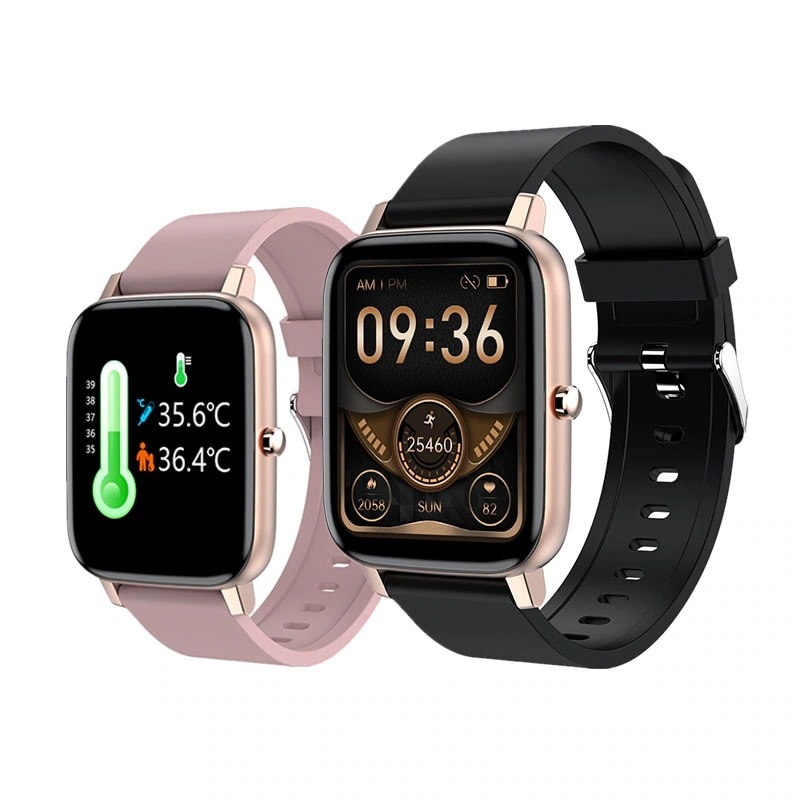 スマートウォッチ Bluetooth通話機能 24時間体温測定 着信通知 血圧計睡眠測定 語対応