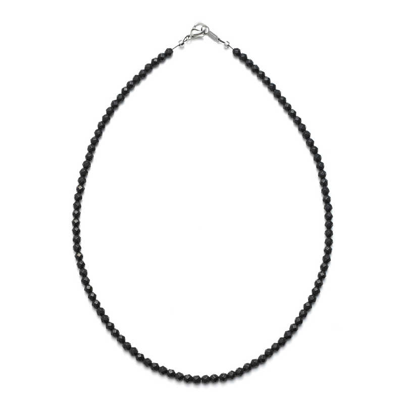 コラントッテ　ネックレス LUCE α マット(Lサイズ) ブラック　ABARN01L