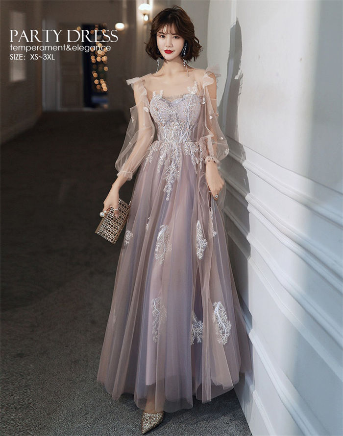 パーティードレス ファスナー ピアノ演奏会 発表会 フォーマル 成人式 イブイングドレス 可愛い 衣装 ウエディングドレス 二次会 レディース 結婚式 ワンピース ロングドレス マキシ aライン ドレ