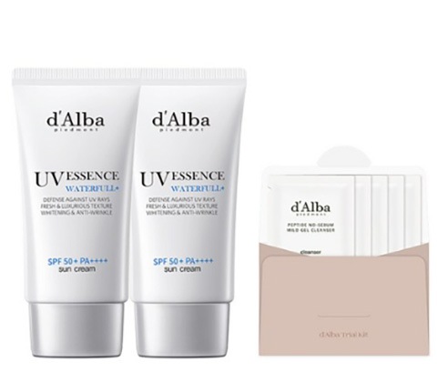 (1+1+α)ウォーターフルトーンアップ SPF50+ PA++++ 日焼け止め 50mL + 弱酸性ジェルクレンザー 15ml