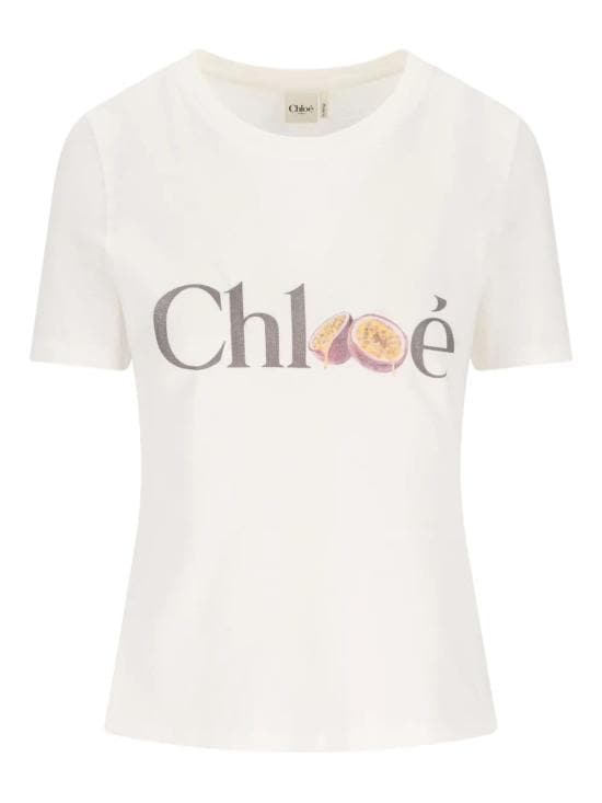 CHLOE Women Tops CH26SJH08197 101 WHITE