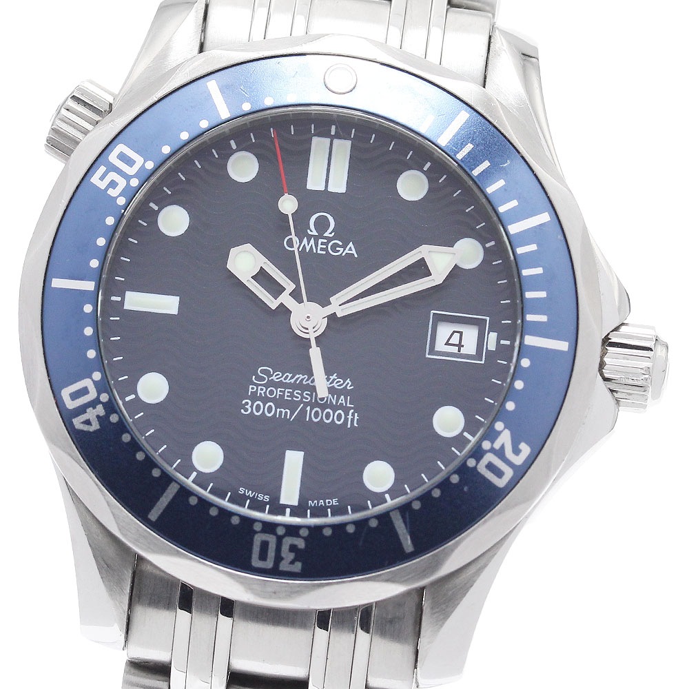 オメガ OMEGA 2561.80 シーマスター300 デイト クォーツ ボーイズ _964905【中古】