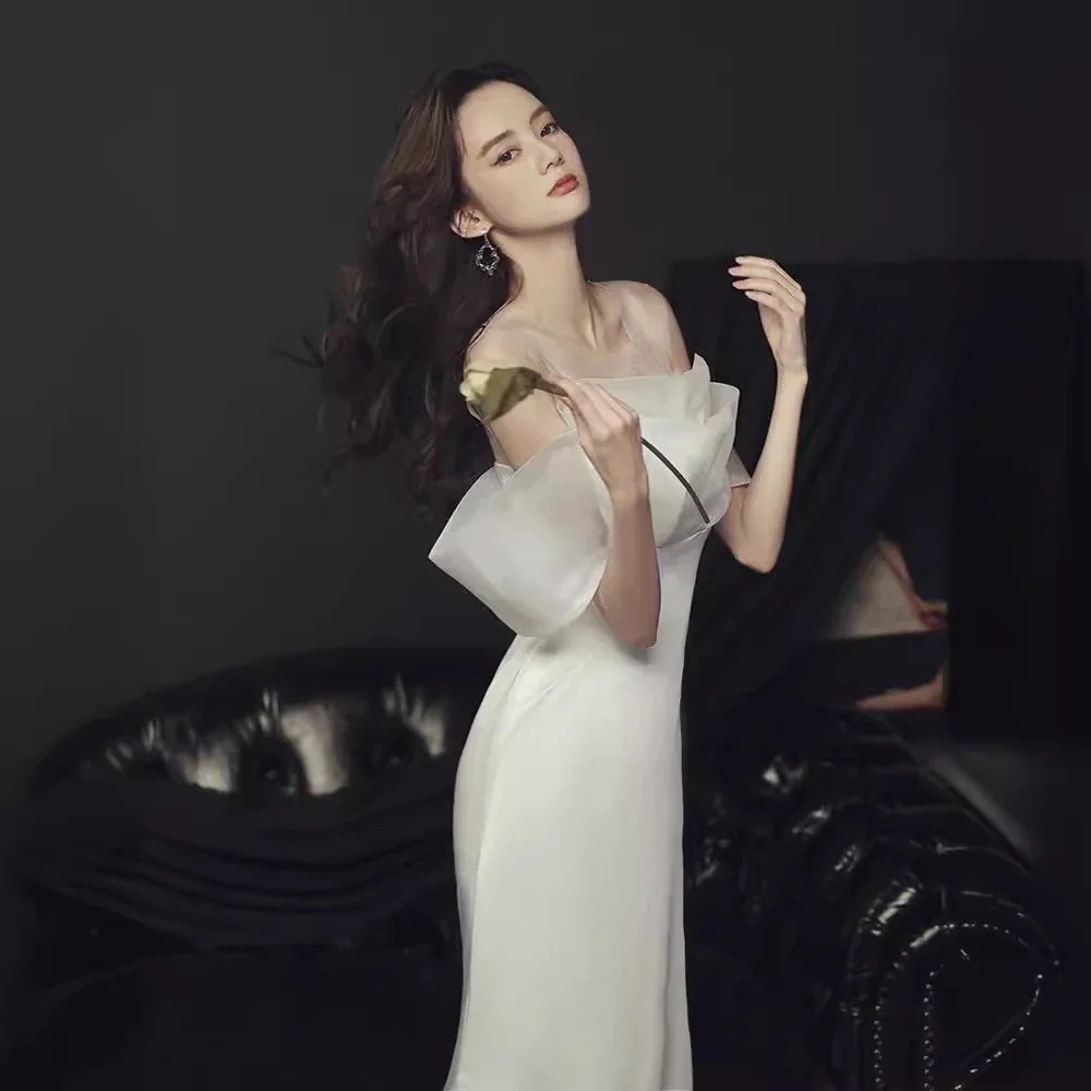 今年人気爆発中結婚式 ドレス ワンピース ウエディングドレス フィッシュテールスカート 花嫁 披露宴 二次会 謝恩会 発表会 演奏会 女子会