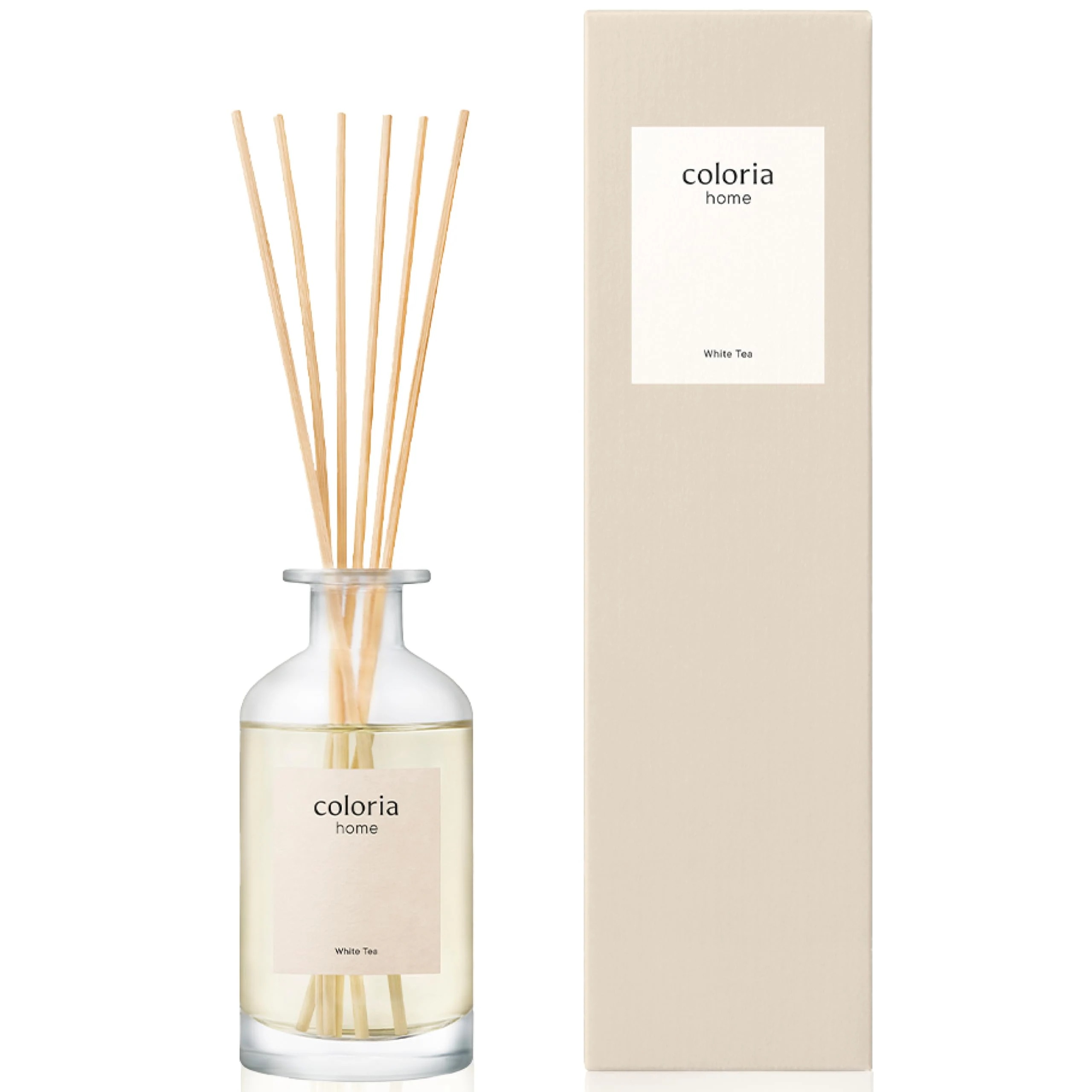 【 香り好きの90%が納得 】爽やかなホワイトティーの香り Coloria Home ルームフレグランス 180ml 約2.5ヶ月分 リードディフューザー スティック付き 芳香剤 部屋用 カラリアホー 4,330円